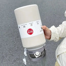 2L/ 67.63oz Large Capacity Stainless Steel Insulated Tumbler with Handle, Ice-Keeping and Thermal Straw, Sports Water Bottle