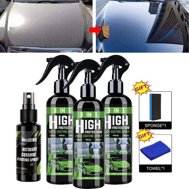 Automobile Quick Coating Spray Polishing Repair Detergent Paint Protection Spray Automobile Accessories ZN7V&cpd