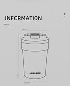 MHW-3BOMBER 360ML Stainless Steel Coffee Tumbler Portable Double Wall Thermal Mugs for Travel Camping Home Coffee Accessories