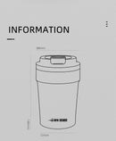 MHW-3BOMBER 360ML Stainless Steel Coffee Tumbler Portable Double Wall Thermal Mugs for Travel Camping Home Coffee Accessories