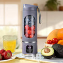 Portable Mini Electric Blender USB Rechargeable Smoothie Juicer Milkshake Maker For Fresh Fruit Orange Juice And On-The-Go Use