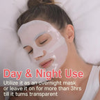 1/2PCS Bio-Collagen Real Deep Anti-Wrinkle Lifting Face Mask With Hydrolyzed Collagen Collagen Reverse Film Volume Peel Off Mask