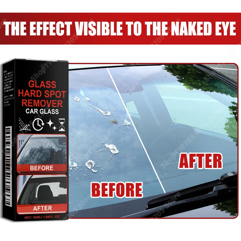 Car Glass Oil Film Cleaner Car Window Cleaning Automobile Windshield Remove Stains Automobile Windscreen Eliminate Greasy Dirt
