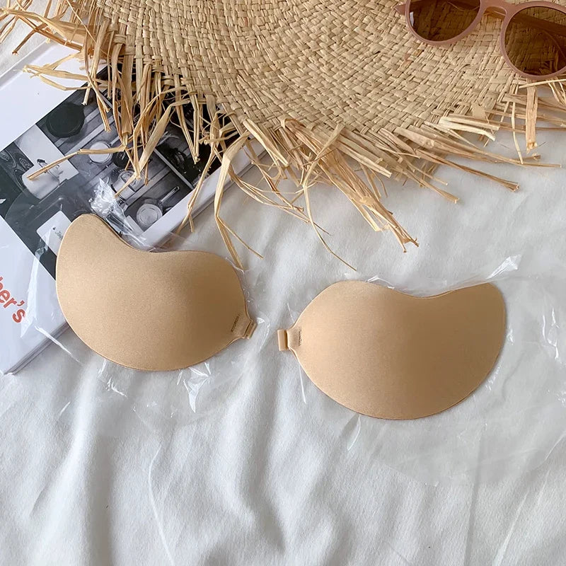 Reusable Silicone Nipple Cover Self Adhesive Invisible Push Up Bra Pasties Stickers Mango Breast Strapless Bras Women Underware