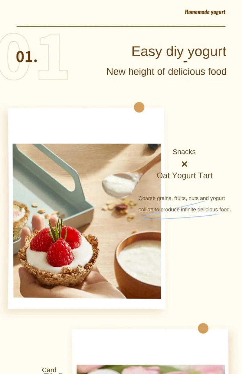 220V Automatic Yogurt Maker with 9 Jars, Perfect for Homemade Pickles, Natto, and Sake, Large Capacity A