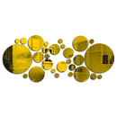 26 PCs 3D Acrylic Mirror Wall Sticker, round Mirror, DIY Bedroom, Bathroom and TV Background Room Sticker Wall Decoration