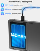 Foldable Bluetooth Keyboard for Windows iOS Android Tablet / Mobile Phone Wireless Portable Spanish Keyboard Foldable