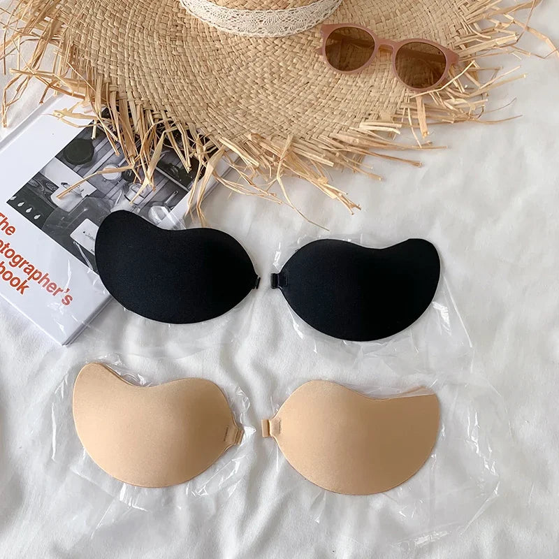 Reusable Silicone Nipple Cover Self Adhesive Invisible Push Up Bra Pasties Stickers Mango Breast Strapless Bras Women Underware