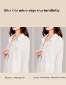 1 Pair Reusable Breast Petals Nipple Cover Invisible Petal Adhesive Strapless Backless Stick on Bra Silicone Breast Patch