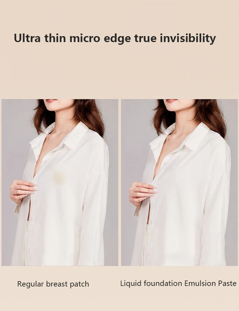 1 Pair Reusable Breast Petals Nipple Cover Invisible Petal Adhesive Strapless Backless Stick on Bra Silicone Breast Patch