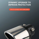 Shark belt net tail throat Stainless steel exhaust pipe Automobile exhaust pipe muffler Automobile accessories exhaust pipe