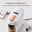5-in-1 capsule coffee machine, fully automatic small household coffee machine, 7-speed water level hot and cold Italian style ca