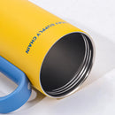 Cute Tumbler With Straw Handle Filter 750ml Large Thermos Bottle Stainless Steel Vacuum Water Bottle For Woman Office Travel Gym