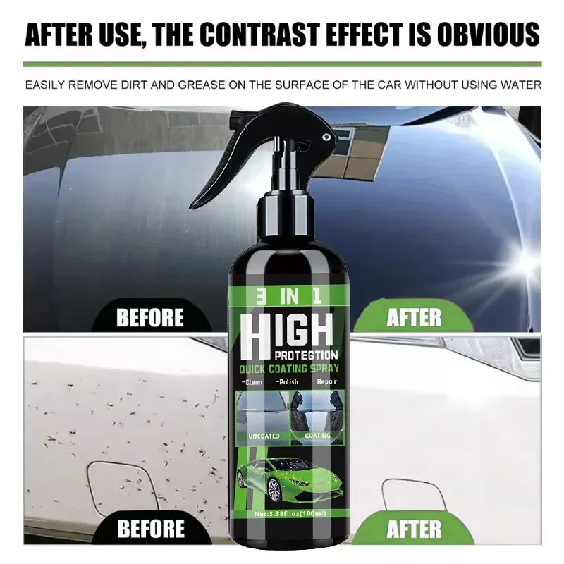 Automobile Quick Coating Spray Polishing Repair Detergent Paint Protection Spray Automobile Accessories ZN7V&cpd