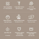 5-in-1 capsule coffee machine, fully automatic small household coffee machine, 7-speed water level hot and cold Italian style ca