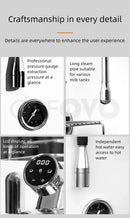 CAFOVO CM6005 Commercial Espresso Machine 3100W Dual Pump Triple Boiler PID Temperature Control 3-Hole Steam Wand Cafe Home Use