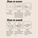 Nippies Nipple Cover - Sticky Adhesive Silicone Nipple Pasties - Reusable Pasty Nipple Covers for Women 5 Pairs Travel Set