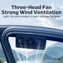 Automobile Exhaust Fan Heat Dissipation Smoke Exhaust Oxygen Cycle Intelligent Tri-Mode Exhaust Fan Automobile Supplies