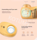 500ml Automatic Italian Ice Cream Machine Maker Mini Roll Soft Serve Hard Household Full Sorbet Fruit Dessert 220V