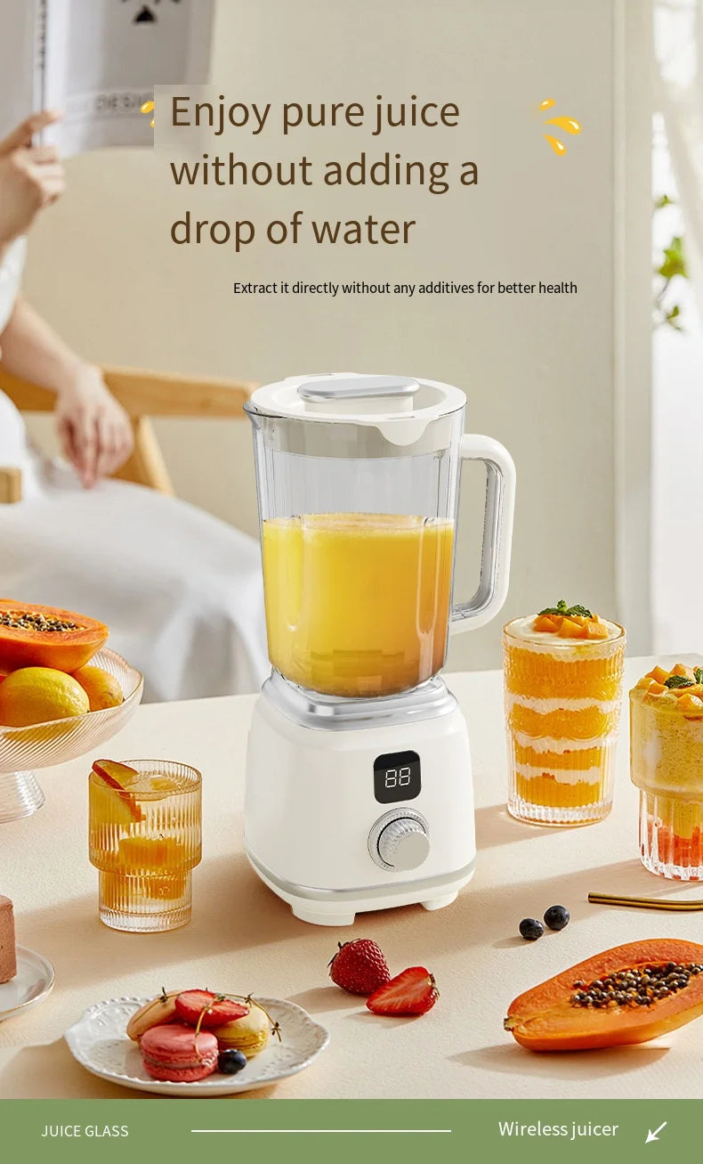Portable Electric Juicer Blender 600ml USB Charging Fruit Smoothie Maker Lemon Orange Juicing Cup Compact Kitchen Appliance