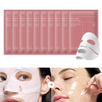 10PCs Absorbable Bio-Collagen Real Deep Mask Night Moisturizing Mask Firming Nourish Brightening Moisturizing Skin Care