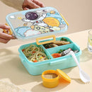 Cute Lunch Box for Kids Girls Boys With Compartments Bento Lunchbox School Child Leakproof Children's Food Snack Boxes New 2025