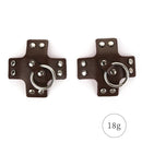 Women 1Pair Sexy Leather Cross Nipple Cover Reusable Breast Stickers Self Adhesive Nipple Pasties Nipple Covers Bra Accessories