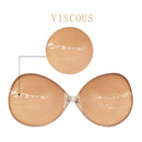 Reusable Nipple Tape Nipple Stickers Seamless Nipple Cover Strapless Silicon Bra Gathered Adhesive Bra