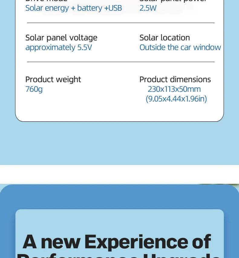Automobile Exhaust Fan Heat Dissipation Smoke Exhaust Oxygen Cycle Intelligent Tri-Mode Exhaust Fan Automobile Supplies