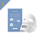 Bio-Collagen Real Deep Mask Soluble Collagen Sheet Mask with Hydrolyzed Collagen Collagen Reverse Film Volume Peel Off Mask