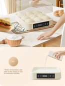 220V Automatic Yogurt Maker with 9 Jars, Perfect for Homemade Pickles, Natto, and Sake, Large Capacity A