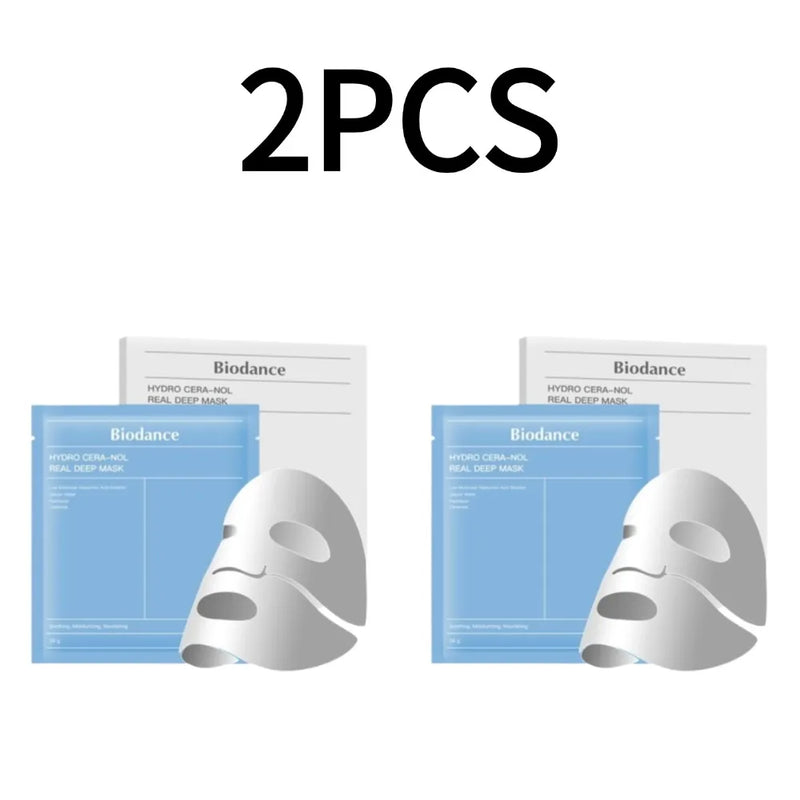 1/2PCS Bio-Collagen Real Deep Anti-Wrinkle Lifting Face Mask With Hydrolyzed Collagen Collagen Reverse Film Volume Peel Off Mask