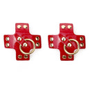 Women 1Pair Sexy Leather Cross Nipple Cover Reusable Breast Stickers Self Adhesive Nipple Pasties Nipple Covers Bra Accessories