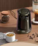 500ml Stainless Steel Moka Pot Coffee Maker Semi-Automatic Turkish Coffee Machine with Thermal Cup for Espresso Brewing