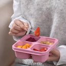 Bento Snack Boxes | Meal Prep Container 4-Section | With Lid 4-Compartment Lunchable Container Reusable For Desserts Nuts