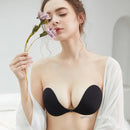 Reusable Nipple Tape Nipple Stickers Seamless Nipple Cover Strapless Silicon Bra Gathered Adhesive Bra