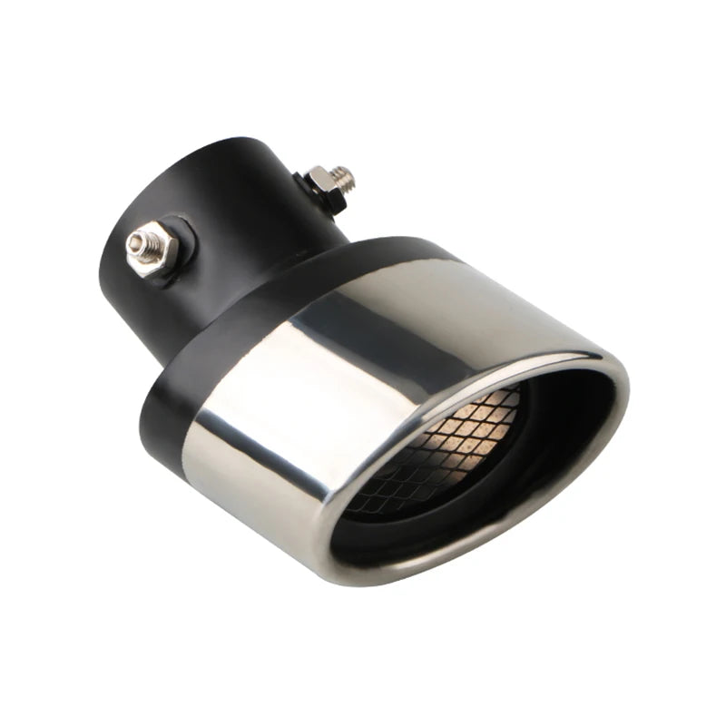 Shark belt net tail throat Stainless steel exhaust pipe Automobile exhaust pipe muffler Automobile accessories exhaust pipe