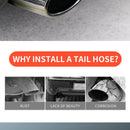 Shark belt net tail throat Stainless steel exhaust pipe Automobile exhaust pipe muffler Automobile accessories exhaust pipe