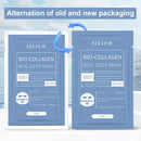 Bio-Collagen Real Deep Mask Soluble Collagen Sheet Mask with Hydrolyzed Collagen Collagen Reverse Film Volume Peel Off Mask