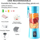 Smoothie Machine Electric Household Juice Maker Wireless Rechargeable Usb Mini Hand Portable Fruit Blender
