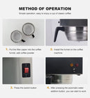 Large Capacity 2.2L Coffee Shop Appliances Coffee Brewer Multi Drink Commercial American Coffee Machine