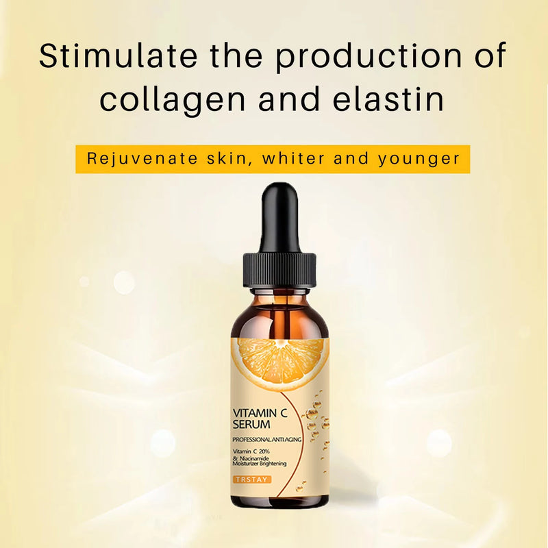 vitamin C essence, mild and non irritating, hydrating, nourishing, leaving skin soft and delicate