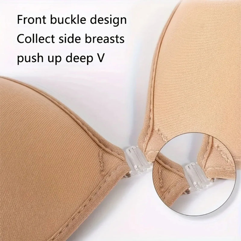 Reusable Nipple Tape Nipple Stickers Seamless Nipple Cover Strapless Silicon Bra Gathered Adhesive Bra