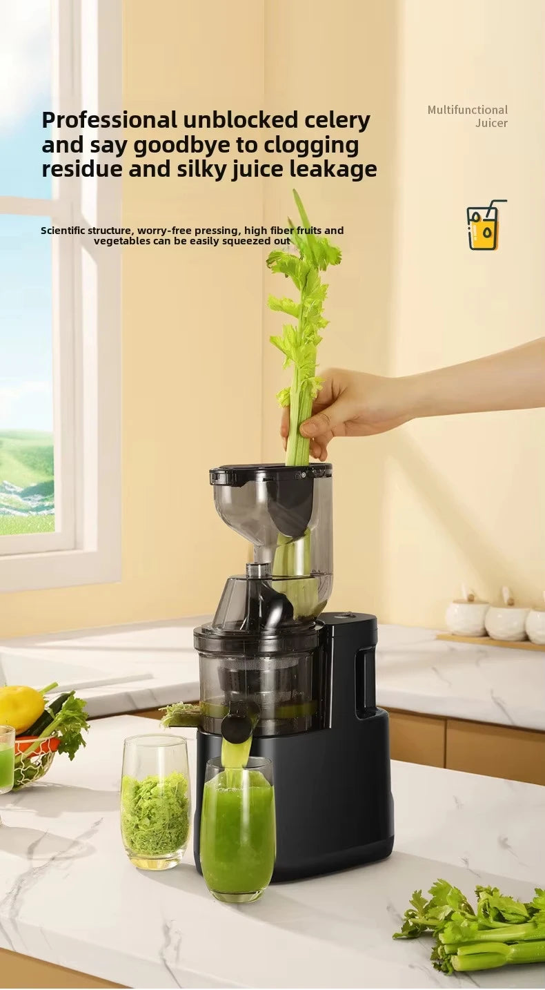 Automatic Small-Sized Multifunctional Electric Soy Milk & Juice Maker for Home, with Juice and Pulp Separation