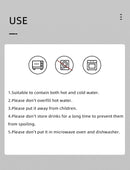 MHW-3BOMBER 360ML Stainless Steel Coffee Tumbler Portable Double Wall Thermal Mugs for Travel Camping Home Coffee Accessories