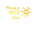 Have a nice day Acrylic Mirror Wall stickers For Living room Classroom Inspirational slogan Office Wall decoration Home decor