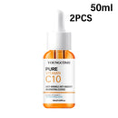 Vitamin C Facial Essence Hyaluronic Acid Dark Skin Brighten Serum Fade Fine Lines Moisturizing Repair Dull Serum Face Skin Care