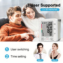 1pc Blood Pressure Monitor Wrist Blood Pressure Meter, LCD Adjustable Wrist Sleeve With Pulse Rate Meter, With Irregular Heartbeat Detection, With PP Storage Box, Battery Not Included