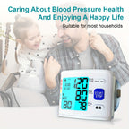 1pc Blood Pressure Monitor Wrist Blood Pressure Cuff Digital Blood Pressure Monitor 2x90 Reading Blood Pressure Monitor With PP Box For Home Use (Battery Not Included)