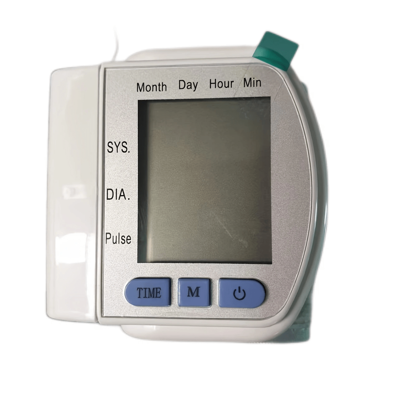 Automatic Digital Wrist Blood Pressure Monitor with Large LCD Display and Adjustable Cuff - Suitable for Adult Use, Battery Operated, 36V or Below, No Batteries Included